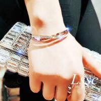 ราคา กําไลเพชร กำไลสเตนเลสแท้ กําไลข้อมือตัวอักษรเลขโรมัน กําไลข้อมือแฟชั่นสําหรับผู้หญิง (23938192665)