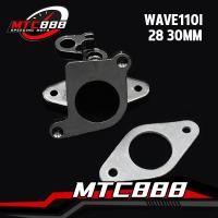 ราคา คอเรือนลิ้นเร่ง คอหรีด WAVE110i DREAM ขนาด 28 30มิล คอหรีดเเต่งเวฟ110i ดรีม ฉนวนท่อไอดี (17781782271)