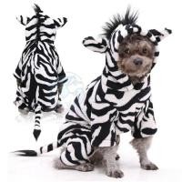 ราคา พร้อมส่ง Zebra ม้าลาย ชุดสวมสี่ขามีฮู้ดผ้าขนสำลีแฟนซี For PET (3651378391)