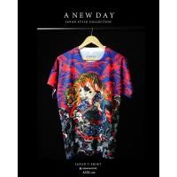 ราคา A NEW DAY NO 192 เสื้อลาย สไตล์ญี่ปุ่น สกรีนเต็มตัว ลาย Nekomata แมวผีญี่ปุ่น (8863096934)