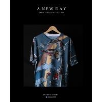 ราคา A NEW DAY 135 เสื้อสไตล์ญี่ปุ่น japan tattoo ลายปลาคราฟ Koi Fish (3218192721)