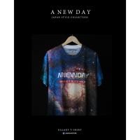 ราคา A NEW DAY 101 เสื้อลาย สไตล์ญี่ปุ่น สกรีนเต็มตัว ลาย Galaxy ใส่ได้ทั้ง หญิง และ ชาย (2162320763)