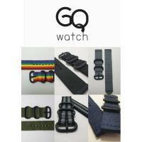 ราคา GQ watch สายนาฬิกา สายผ้านาโต้ nato สายหัวซูรู zulu SmartWatch wristwatch strap (5851082692)