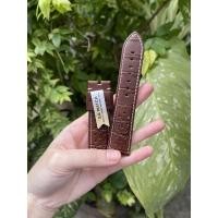 ราคา GQ watch สายนาฬิกา สายหนัง Luxury หนังแท้ ระดับหรู ดูผู้ดี ไม่ซ้ำใคร ลาย Classic Plain wristwatch strap genuine leather (13009073885)