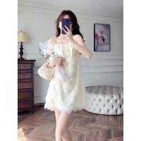 ราคา ใหม่สีขาวสั้นพู่เชือกแขวนคอแต่งตัวผ้าไฮเอนด์ (21194161299)