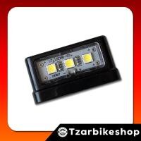 ราคา ไฟส่องป้ายทะเบียน LED daylight แสงสีขาว หลอดไฟ LEd แบบแผ่น ไฟส่องป้ายทะเบียนติดตั้งกับท้ายสั้น (23602201655)
