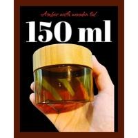 ราคา กระปุกครีม 150 ML สีชาใส ฝาไม้ พร้อมฝาปิดสีขาวข้างใส Lid เป็นพลาสติก ไม่ใช่แก้วนะคะ ใส่ครีม ผงสมุนไพร สครับขัดตัว (22856357249)