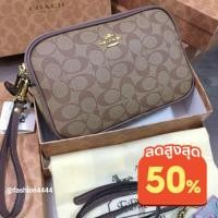 ราคา พร้อมส่ง ขนาด 9 นิ้ว 2ซิป coach กระเป๋าสะพายข้าง crossbody bag โค้ช (11115600042)
