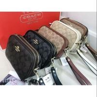 ราคา Coach crossbody bag กระเป๋าสะพาย 2 ซิป งานทรงสปอร์ต มี 5 สีให้เลือก งานยอดนิยม โค้ช (6733083271)