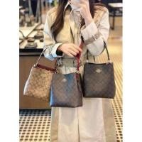 ราคา พร้อมส่ง Coach ทรงถัง ขนาด 6นิ้ว 8 นิ้ว สะพาย กระเป๋าถือ basketbag crossbody bag โค้ช (11855852983)