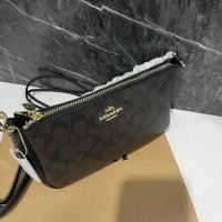 ราคา กระเป๋า OUTLET แท้ COACH TOP HANDLE POUCH IN SIGNATURE COACH F58321 (13965454293)