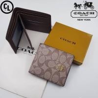 ราคา กระเป๋า กระเป๋าสตางค์ coach 2 พับ ผู้ชาย ใบสั้น กระเป๋าผู้ชาย กระเป๋าสตางค์ชาย (20314528543)
