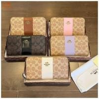 ราคา กระเป๋า กระเป๋าสตางค์ coach ใบยาว ซิปรอบ (20215026403)
