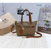 ราคา กระเป๋า กระเป๋าสะพายข้าง coach crossbody ขนาด 8 นิ้ว (19658311763)