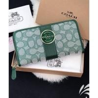 ราคา กระเป๋า New coach กระเป๋าสตางค์ Coach ซิปรอบใบยาว (16884235176)