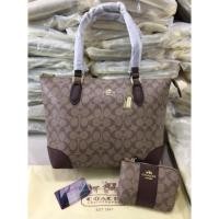 ราคา กระเป๋า Coach ทรงช้อปปิ้ง เซ็ท 2 ใบ (11416763221)