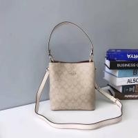 ราคา กระเป๋า Coach Hiend Small Town Bucket Bag In Signature Canvas (9019298454)