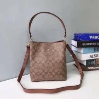 ราคา กระเป๋า Coach Hiend Small Town Bucket Bag In Signature Canvas (6480322126)