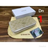 ราคา กระเป๋าสตางค์ coach 2 ซิป ปั้มทุกจุด เกรดมิลเลอร์ (6416657161)