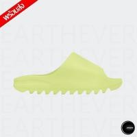 ราคา YEEZY SLIDE GLOW GREEN 11UK ของแท้ 100 HQ6447 2022 (22703533703)