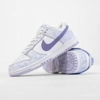ราคา แท้100 Nike Dunk Low ไนกี้dunkสีขาวสีม่วงผูกย้อมต่ำเพื่อช่วยให้ผู้หญิงรองเท้ากีฬาลำลองDM9467 500 KncV (15316548752)