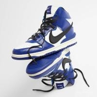 ราคา แท้100 Nike Dunk High x AMBUSH ร่วมไนกี้ รอยัลสีฟ้า สีดำสีฟ้ารองเท้า CU7544 400 ZmEq (14116534257)