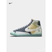 ราคา Nikeไนกี้อย่างเป็นทางการNIKE BLAZER MID 39 77 ผู้ชายรองเท้าผ้าใบย้อนยุค DH4505ของแท้ 100 dJd6 (10870961239)