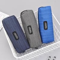 ราคา ขายดี Krabao01 กระเป๋าดินสอ ผ้าออกซฟอร์ด ใบใหญ่ จุของได้เยอะ แบบพกพา ลายทาง แบบเรียบง่าย สําหรับนักเรียน (19874191925)