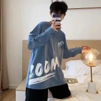 ราคา TS MEN เสื้อแขนยาวผู้ชาย เสื้อผ้าแฟชั่นชาย สีฟ้าอ่อน สีดำ สีขาว รุ่น 0076 (3356448463)