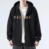 ราคา TS MEN เสื้อกันหนาวมีซิป เสื้อแขนยาวมีฮู้ด ผ้าสำลี ผ้าหนาดีใส่สบาย รุ่น0212 (23561955172)