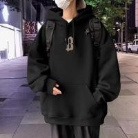 ราคา TS MEN เสื้อแขนยาวมีฮู้ด เสื้อกันหนาวมีฮู้ด ผ้าสำลี ผ้าหนาดีใส่สบาย รุ่น0210 (24801866758)