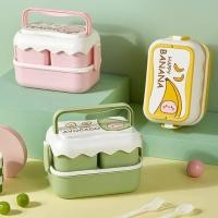 ราคา กล่องข้าวปิ่นโต ใส่อาหารกลางวัน ลายน่ารักมินิมอล ขนาดกระทัดรัดพกพาสะดวก ง่ายต่อการใช้งาน (18372583721)