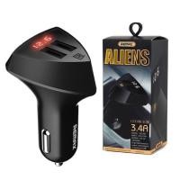 Remax Aliens Car Charger 3.4A รุ่น RCC-208