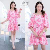 ราคา D02 เดรสแฟชั่น ผ้าไหมอิตาลี อก40 (20294823052)