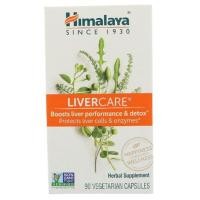 ราคา EXP 10 2024 สมุนไพรบำรุงตับ Himalaya LiverCare 90 Vegetarian Capsules (23575511296)