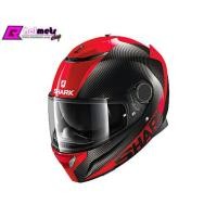 ราคา หมวกกันน็อค Shark รุ่น SPARTAN CARBON ลาย Carbon Blank Skin Dark Red Red DRR (4712034160)