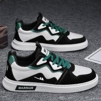 ราคา Warrior Shoes รองเท้าผ้าใบ 2 สี เขียว เทา ไซส์ 39 45 ผู้ชาย (25713310397)