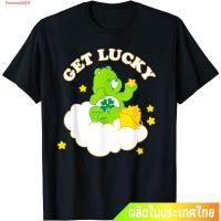 ราคา เสื้อยืดแขนสั้น hot sale Yameela03 2023 Disney Bear ดิสนีย์ หมีน้อยน่ารัก cotton 100 Care Bears Good Luck Bear Get Luck (23837217128)