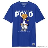 ราคา เสื้อยืดแขนสั้นBeverly Hills Polo Club เสื้อยืดคอกลมแขนสั้น Classic Bear รุ่น BNSG006S 5XL (20077902406)