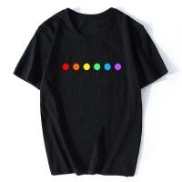 ราคา เสื้อยืดแขนสั้นPride lgbt เสื้อยืดลําลอง แขนสั้น โอเวอร์ไซซ์ ลายหัวใจ สีรุ้ง สไตล์วินเทจ สีดํา สําหรับผู้ชายS 5XL (18980602156)