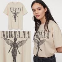 ราคา S 5XL H m nirvana acdc pink floyid metallica band T shirt vintage metallica branded jastipสะดวกสบาย (25228038898)