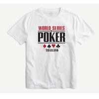 ราคา Fashion WSOP POKER SERIES T SHIRT เสื้อยืด คอกลม SIZE M 3XL (25380209586)
