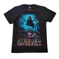 ราคา เสื้อวง Avenged Sevenfold T Shirt Rock เสื้อยืด A7X S 5XL (24879087836)