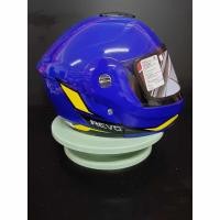 ราคา หมวกกันน็อคเต็มใบ แบบเปิดคางได้ รหัส M42 ยี่ห้อ สีน้ำเงินเงา (24271115862)