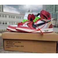 ราคา Red Off White X NlKE Air Jordan 1 Jordan for Basketball (10990403628)