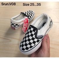 ราคา รองเท้าผ้าใบVans Checkerboard ของเด็ก (15530732194)