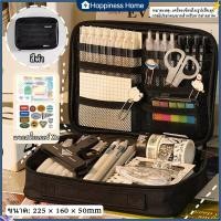 ราคา กระเป๋าดินสอ แบบใส จุของได้เยอะ สีพื้น สไตล์เกาหลี สําหรับนักเรียน กระเป๋าดินสอ PVC แบบใส กล่องดินสอ สองชั้น เรียบง่าย (24712214133)