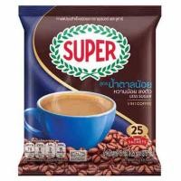 ราคา ซุปเปอร์กาแฟ 3in1 สูตรน้ำตาลน้อย 375 กรัม 15 กรัม x 25 ซอง (20993685770)