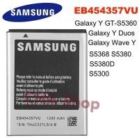 ราคา แบตเตอรี่ Samsung Galaxy Y GT S5360 Galaxy Y Duos S5368 S5380 S5380D Galaxy Wave Y S5300 Samsung EB454357VU 1200MAh (11229319270)