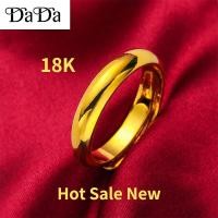 ราคา 24K100 ของแท้ แหวนคู่รัก 96 5 ทอง 0 6 กรัม 1 กรัมแหวนแฟชั่นสำหรับผู้หญิง 18k ทองแท้อิตาลี (19531421462)
